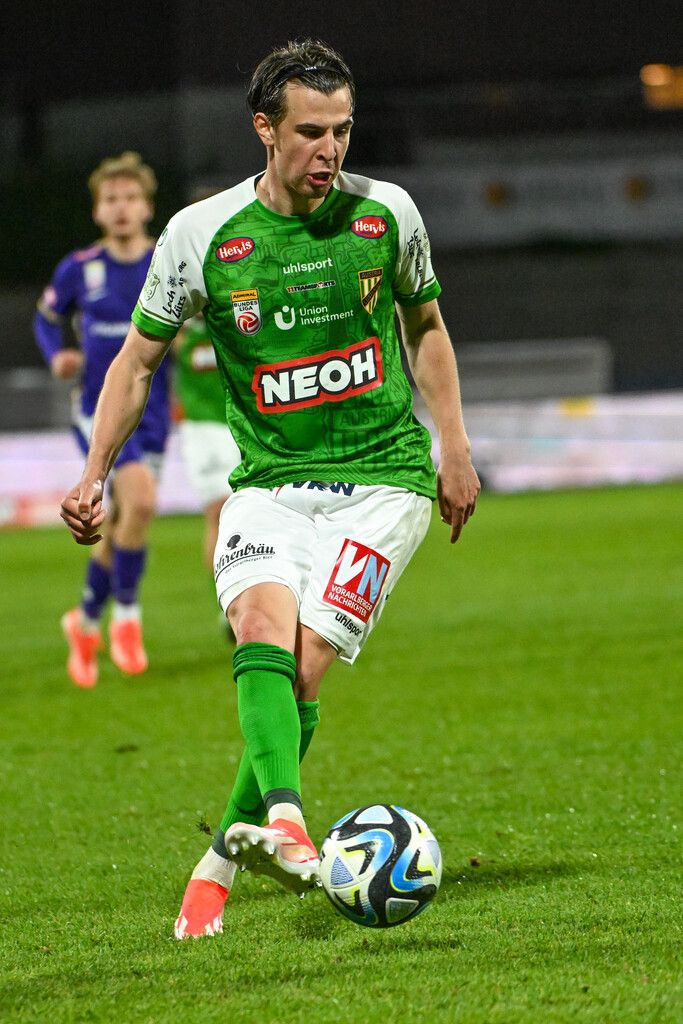 Dániel Tiefenbach noch im Dress von Austria Lustenau. GEPA