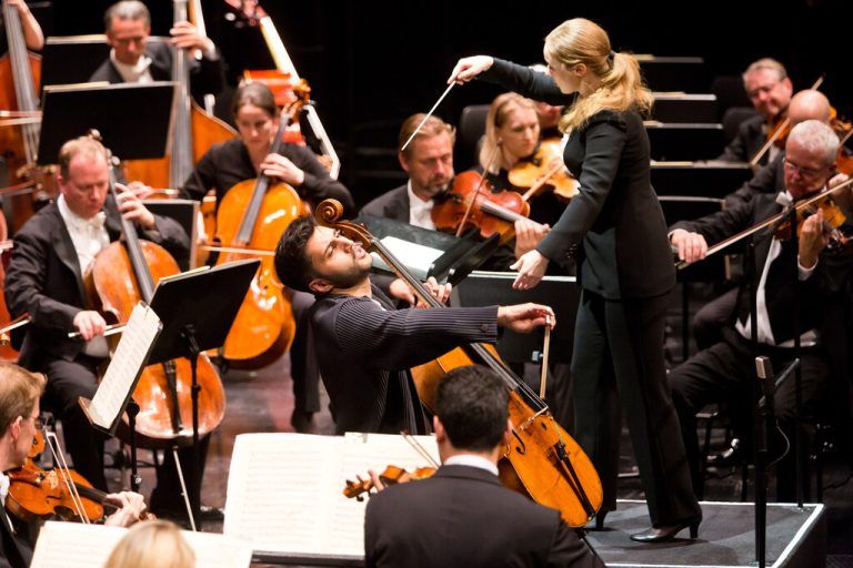 Das erste Orchesterkonzert der Wiener Symphoniker mit Dirigentin Giedrė Šlekytė (l.).Dietmar Mathis