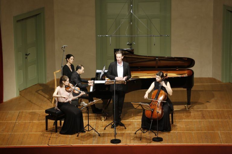Das Oberon Trio mit Ian Bostridge.Schubertiade Gmbh (2)
