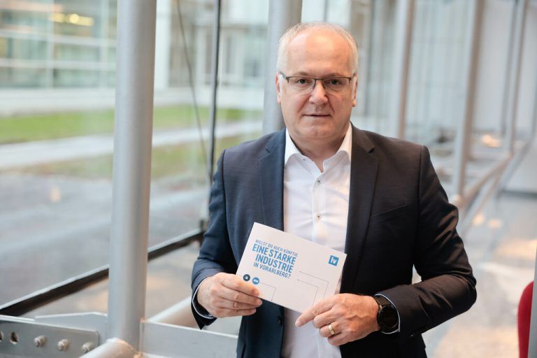 Der Präsident der Industriellenvereinigung Vorarlberg Elmar Hartmann.Klaus Hartinger