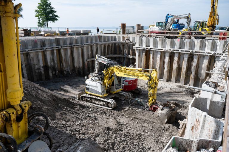 Die Stadtwerke Bregenz setzen das innovative Projekt beim neuen Seehallenbad um. VLK/Serra
