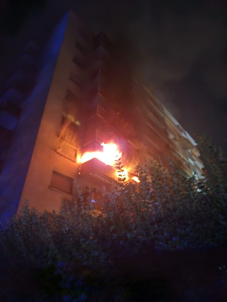 Die Ursache war vorerst unklar. feuerwehr Bregenz Vorkloster
