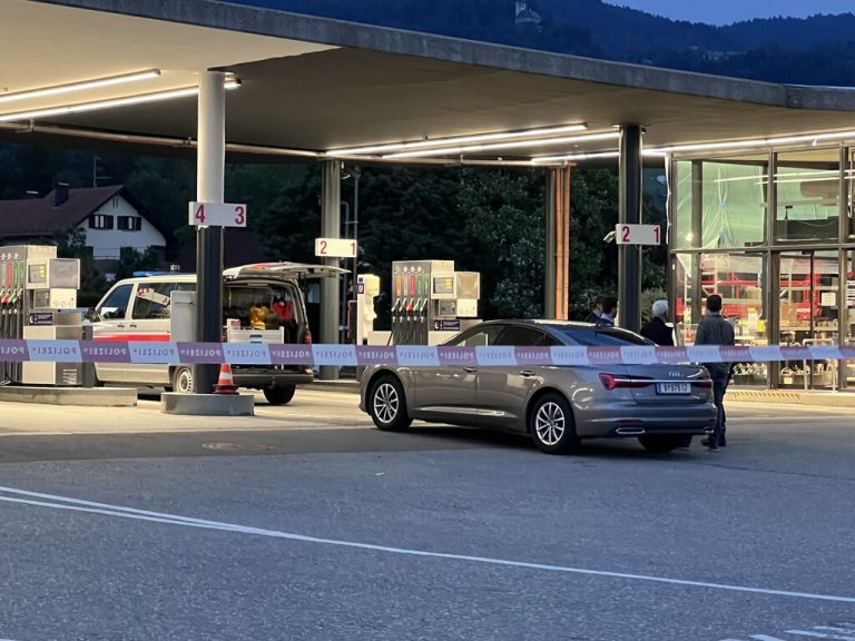 Eine Tankstelle in Hörbranz wurde überfallen. Vol.at/Vlach