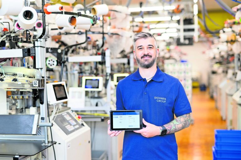 Fabian Ferrari, Projektmanager bei Sigvaris. Rhomberg