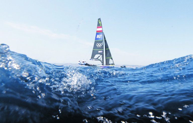 Für Bildstein/Hussl lief es am zweiten Wettkampftag überhaupt nicht. World Sailing