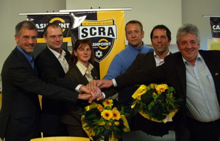 Im November 2005 stellte der SCRA Cashpoint als Hauptsponsor vor.Dietmar Stiplovsek