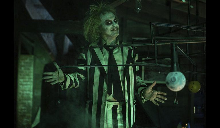 Michael Keaton in einer Szene aus „Beetlejuice Beetlejuice“. Warner Bros. Pictures