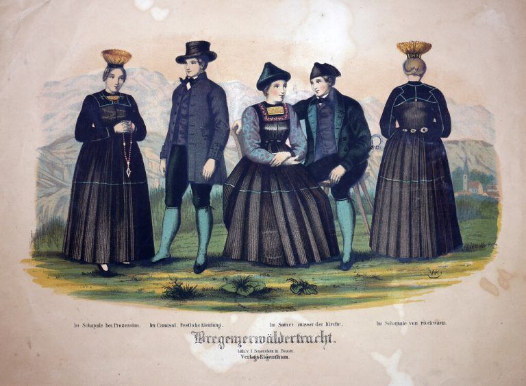 Montafoner Sauerkäse und Trachten sind zwei der Themen, die Tschofen im Buch genauer betrachtet.Helmut Klapper/Vorarlberger landesbibliothek, Josef feuerstein/Vorarlberg Museum, UZH