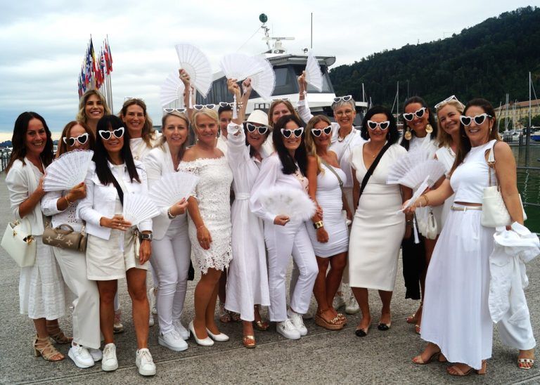 Polterabend „White Night“ von Elke Moosbrugger und Freundinnen.Ritter