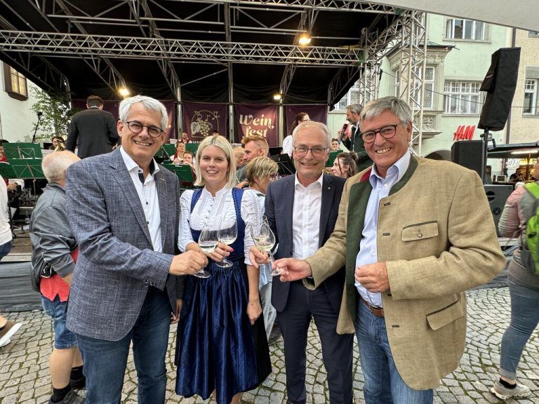 Richard Erne, Julia Berchtold, Anton Steinberger und Wolfgang Matt.