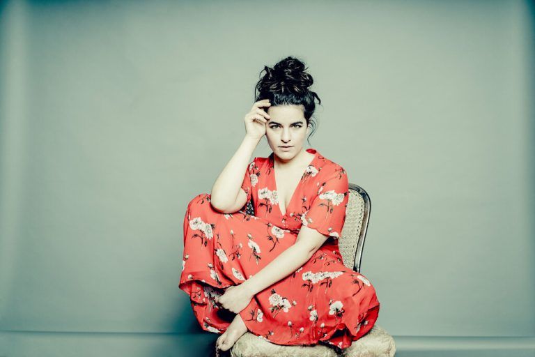 Sopranistin Sarah Aristidou. Andrej Grilc