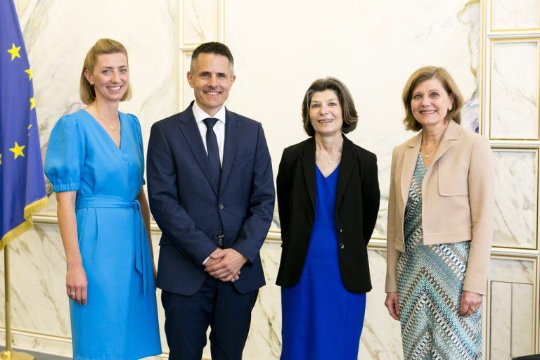 V.l.: Alexandra Mattle, Heiko Richter, Monika Steurer und Barbara Schöbi-Fink. vlk/mathis