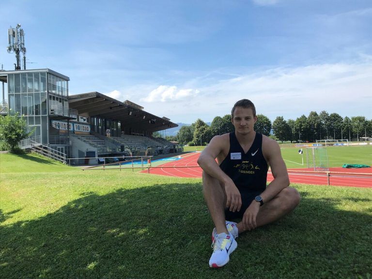 Daniel Bertschler im Möslestadion in Götzis, dort, wo der Feldkircher so gerne beim Hypomeeting angetreten wäre. Jochen Dedeleit