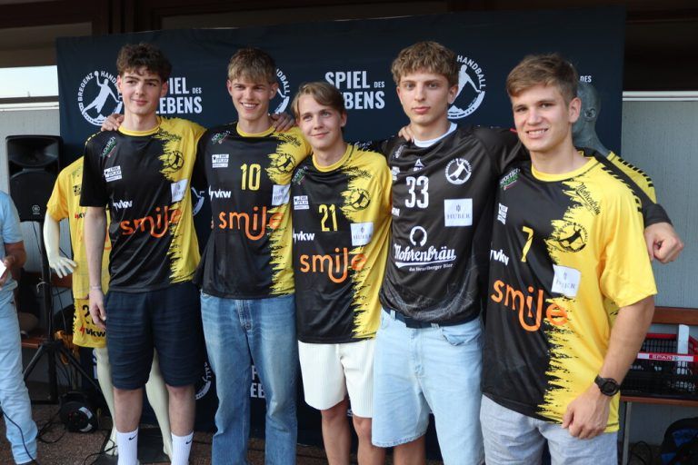 Die Bregenzer Jungspunde Lukas Ulmer, Max Bergmayer, Elias Mager, Jonas Bergmayer und Niklas Günther.Gasser