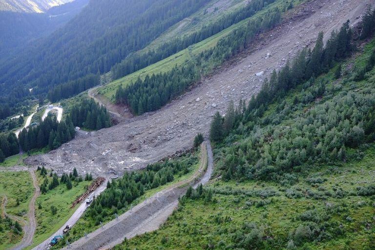 Erneutwurde die Silvretta-Hochalpenstraße verschüttet. illwerke vkw