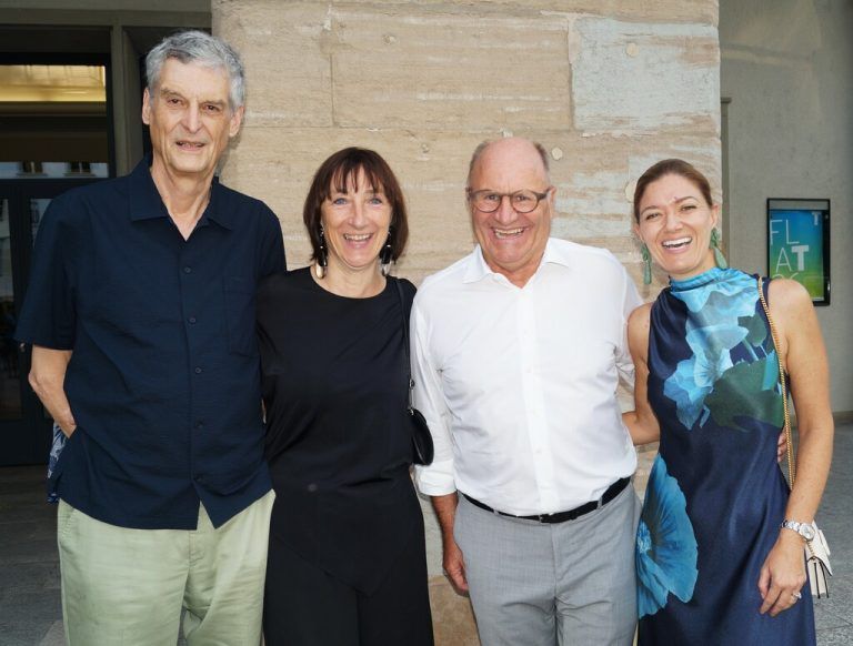 Hans Peter Wehrli, Festspielintendantin Elisabeth Sobotka, Festspielpräsident Hans-Peter Metzler und Kathrin Cometto (v.l.).⇒privat (4)