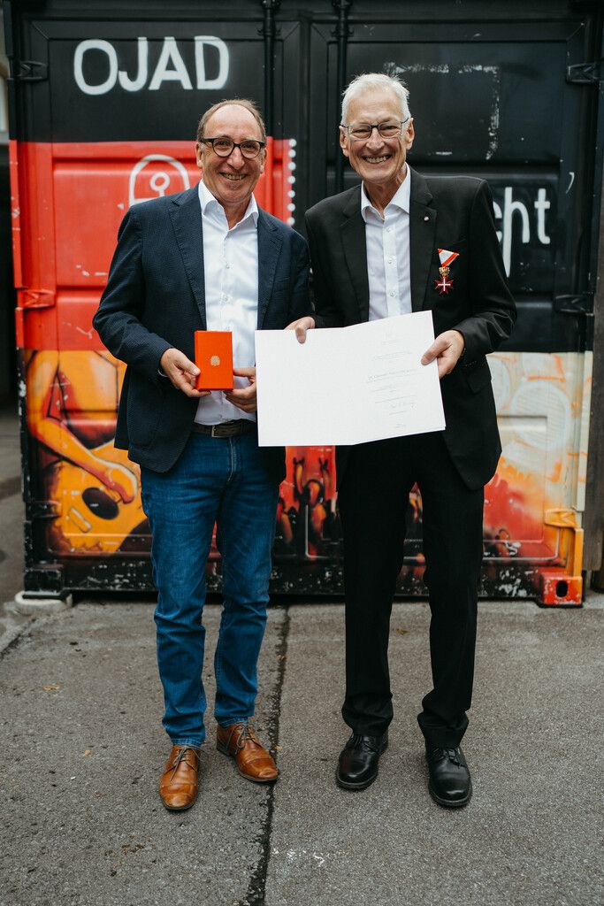 Johannes Rauch und Christoph Hackspiel. ⇒BMSGPK/Florian Rogner