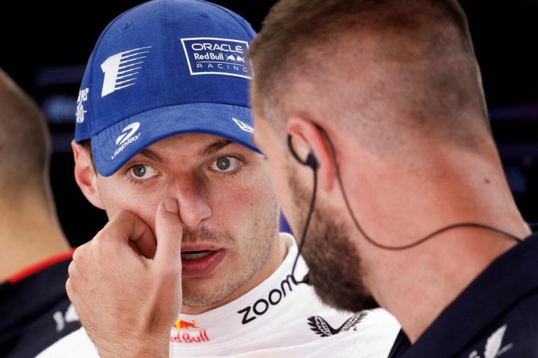 Weltmeister Max Verstappen wirkt aktuell etwas ratlos. ⇒AFP