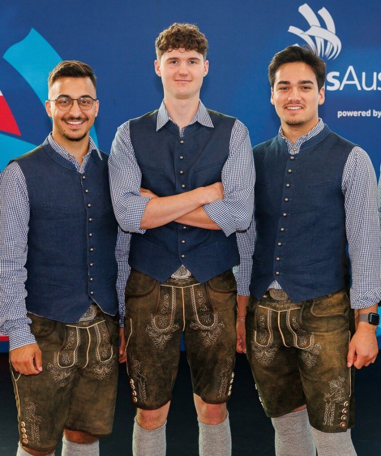 Berkay Sahin, Lukas Fiel und Enes Kocabay. ⇒SkillsAustria