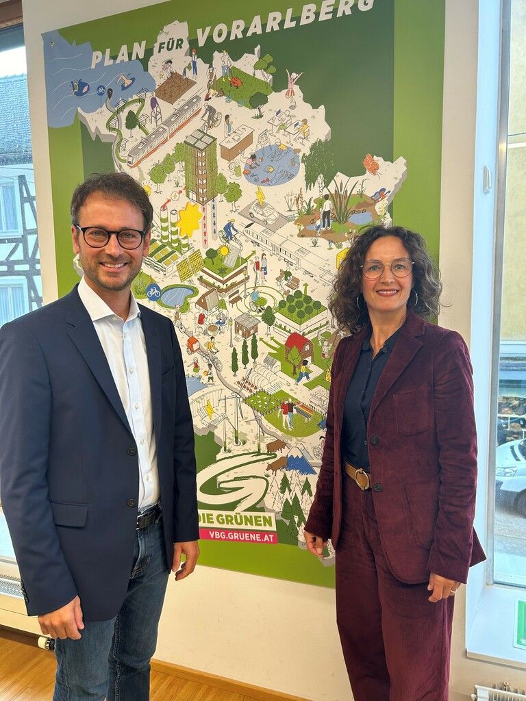 Daniel Zadra und Eva Ham­erer wollen wieder in die Regierung.⇒NEUE/ Stadler