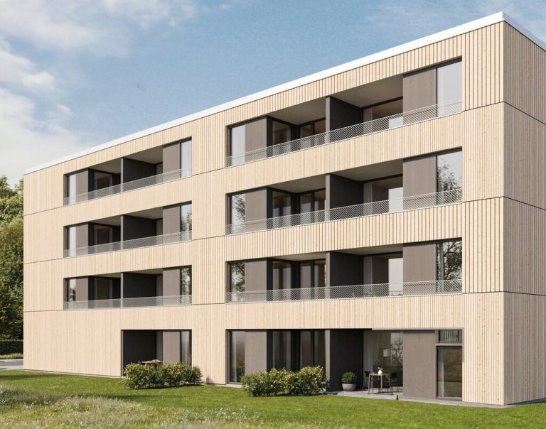 So soll das fertige Gebäude in Feldkirch-Nofels aussehen.⇒land vorarlberg