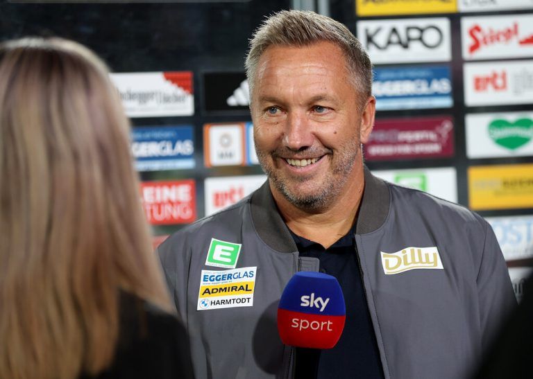 Trainer Manfred Schmid feierte einen gelungenen Einstand. ⇒GEPA