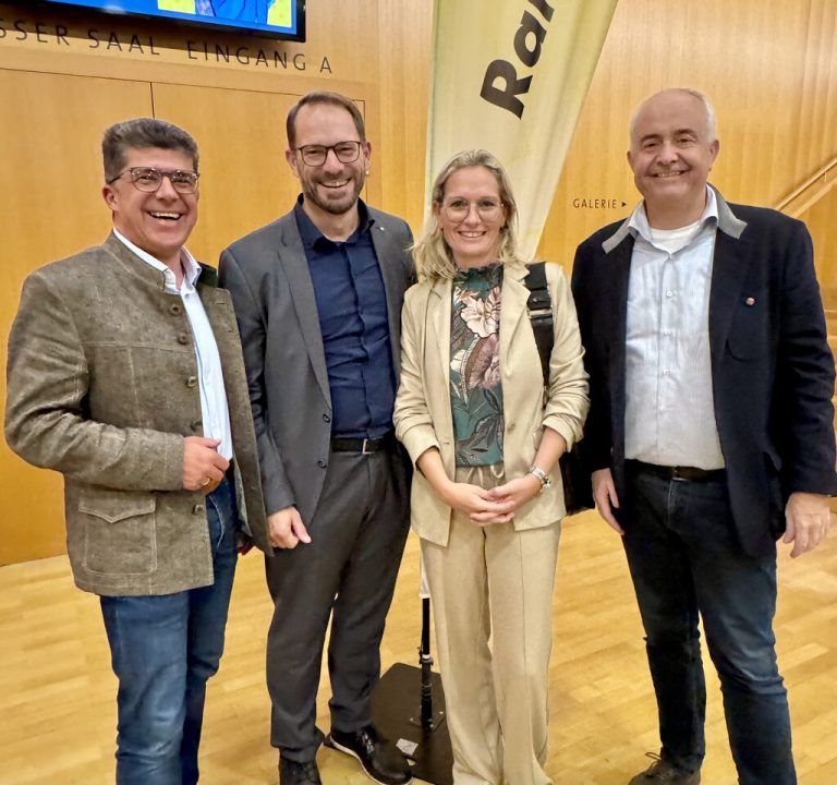 Clemens Ender, Clemens und Sandra Heinzle und Manfred Böhmwalder waren begeistert.