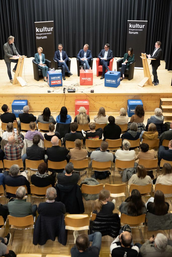 Das Kulturforum Bregenzerwald war Schauplatz der Diskussion.⇒hartinger