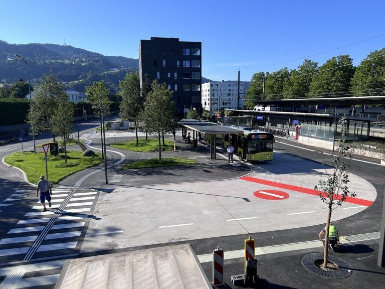 Der neue Bahnhof.⇒öbb/vonier