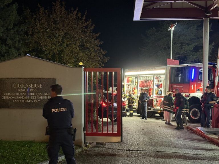 Der Unfall ereignete sich in der Türkkaserne in Spittal an der Drau. ⇒APA