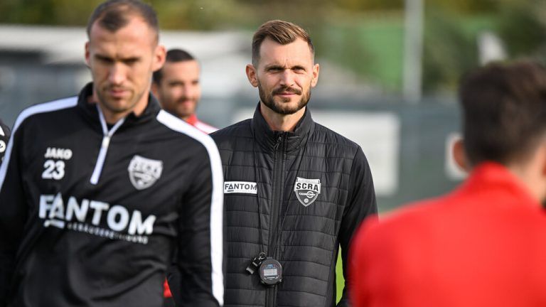 Für Fabio Ingolitsch (r.) ist seine heutige Premiere als Altach-Coach nicht nur das Debüt in der Bundesliga, sondern auch ein Rendezvous mit seiner Vergangenheit. ⇒GEPA/Lerch