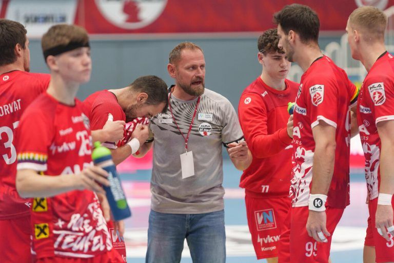 Hannes Jon Jonsson und seine „Roten Teufel“ vom Bodensee hatten im Spiel gegen Graz nur wenig Mühe. ⇒Dietmar Stiplovsek