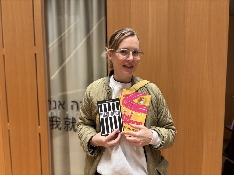 Barbi Marković mit ihrem preisgekrönten „Minihorror“ und ihrem neusten Werk „Piksi-Buch“.⇒neue