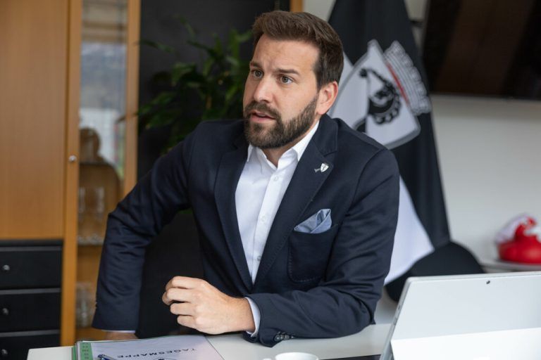 Der Bludenzer Bürgermeister Simon Tschann.⇒hartinger