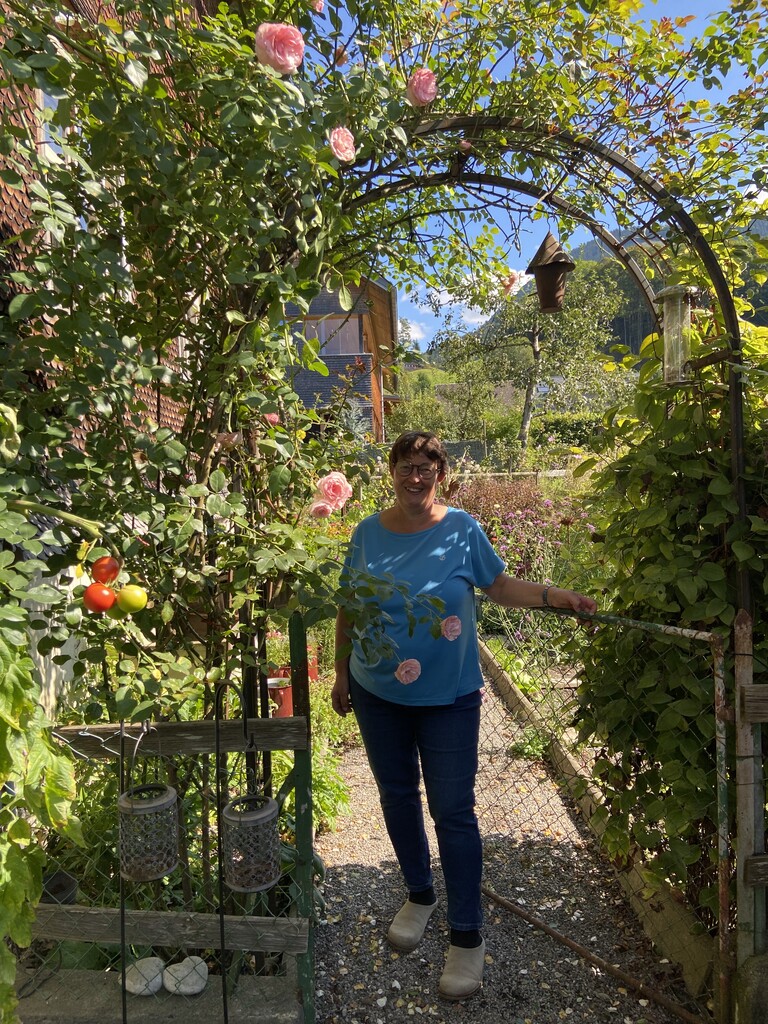 Luitgard hat mit ihrem Garten bei der Flora 2024 einen der Hauptpreise gewonnen.