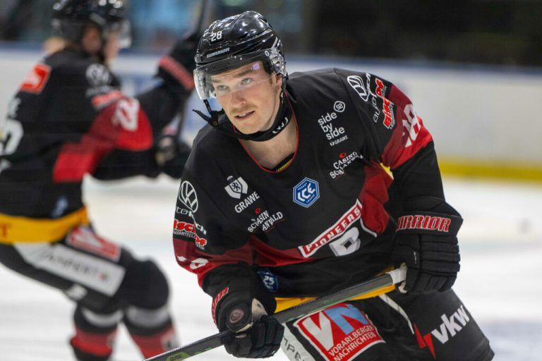 Ross Macdougall erzielte den einzigen Feldkircher Treffer.⇒GEPA