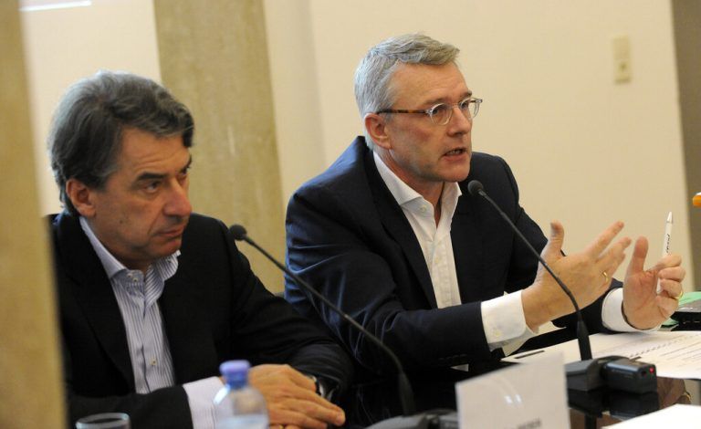 Vorstand der Pierer Industrie AG Stefan Pierrer und Friedrich Roithner. ⇒APA/PFARRHOFER
