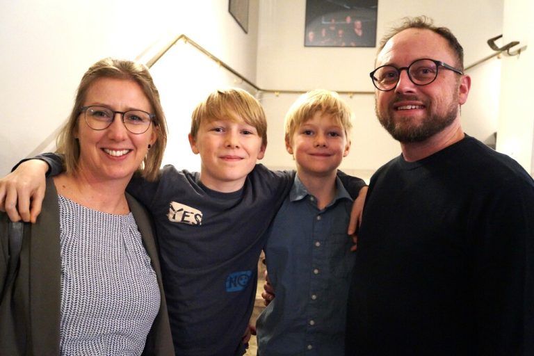 Daniela, Emil, Paul und Gerold Rusch.⇒RITTER