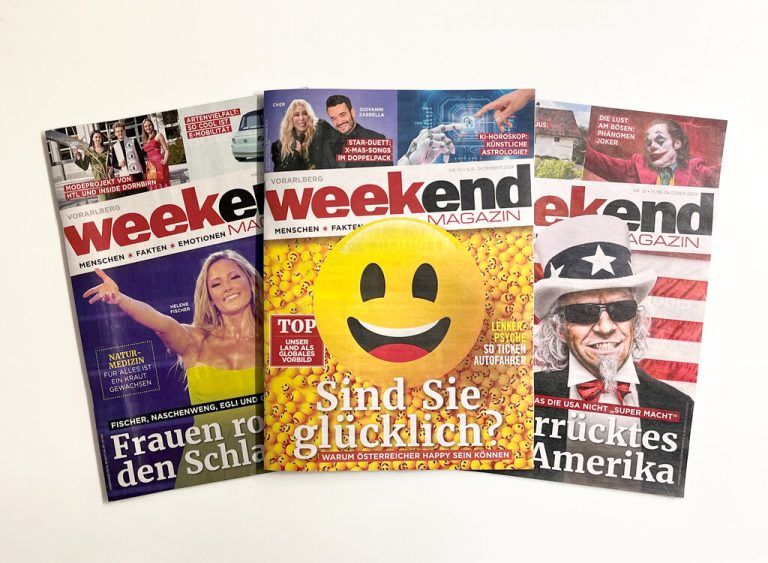 Das Weekend Magazin wird in Vorarlberg weitergeführt.⇒wpa