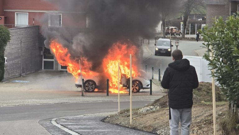 Die Feuerwehr Sulzberg war rasch zur Stelle und konnte den Brand löschen. ⇒Vol.at/Vlach