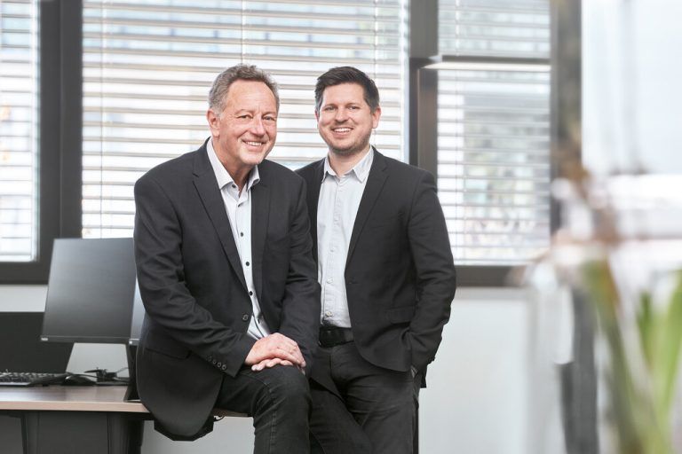 Die Geschäftsführer Wolfgang Hefel (l.) und Samuel Kegele. ⇒Revital