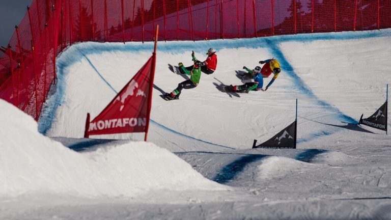 Im Frühjahr 2027 fahren nicht nur die Boardercrosser im Montafon um WM-Medaillen.⇒GEPA/Lerch