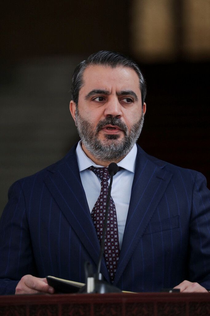 Aussenminister Asaad Hassan al-Shibani.⇒REUTERS