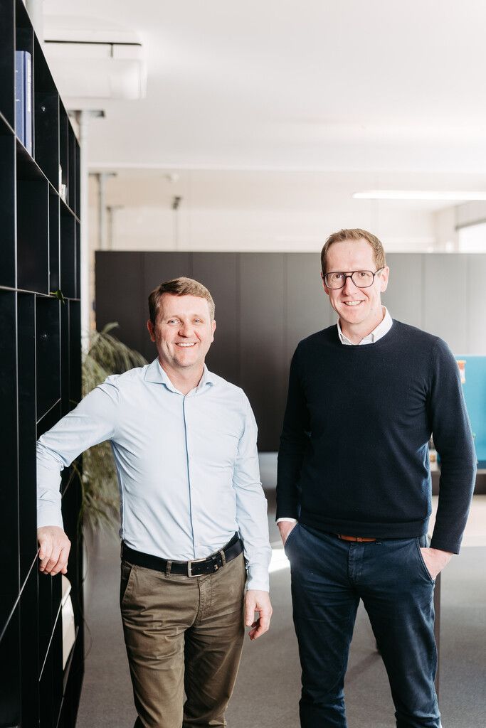 Bernhard Tschann (l.) und Martin Dechant. ⇒IKP/Sams