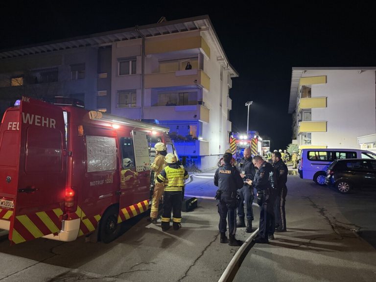 Die Einsatzkräfte waren rasch vor Ort. ⇒Vlach