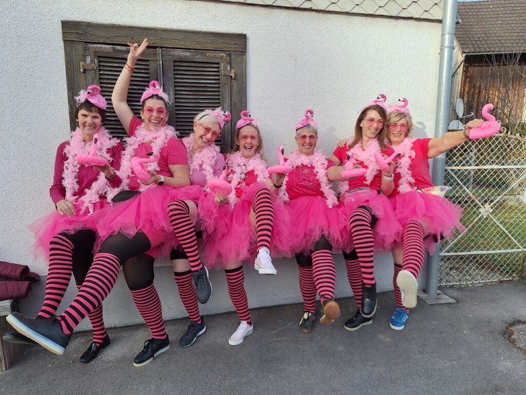 Diese Faschingsgruppe hatte viel Spaß auf dem Frauenkränzle in Schwarzach.⇒privat (2); Mairhofer (5)
