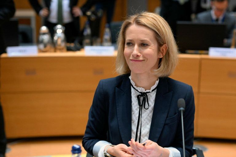 EU-Außenbeauftragte Kaja Kallas. ⇒AFGP/ Nicolas TUCAT