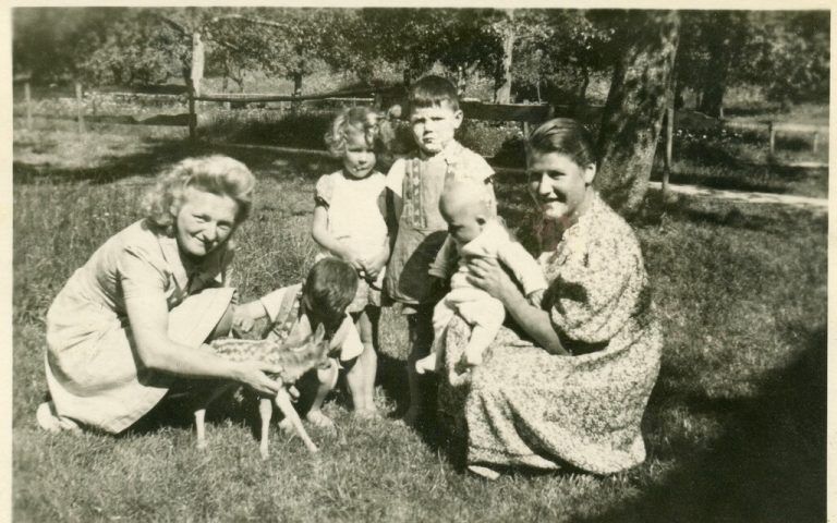 Gerd, Heinz (links) und Freunde im Sommer 1943 in Hohenems. ⇒Privat/Hølvold
