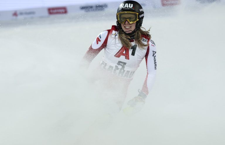 Katharina Liensberger muss heute passen.⇒GEPA