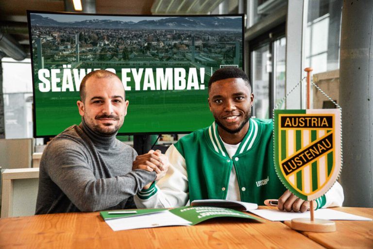 Mit dem Schweizer Junior Eyamba könnte Austrias Sportdirektor Mirco Papaleo ein guter Fang gelungen sein. ⇒Verein